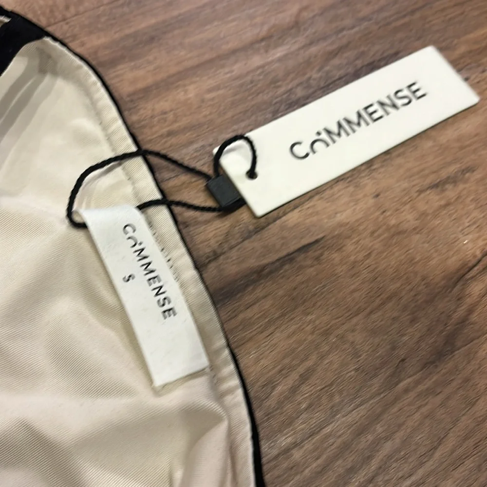 Commense Black Velvet Rose Detailed One Shoulder Maxi Dress - Picture 3 of 5